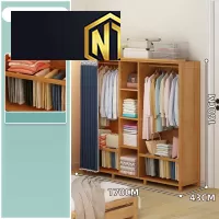 Tủ quần áo đơn giản có rèm kéo